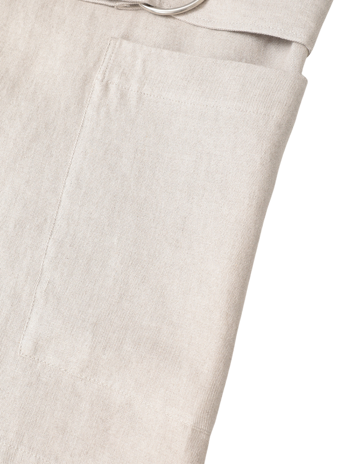 高密度ツイルジャパンリネンエプロンプルオーバー 詳細画像 キナリ 6