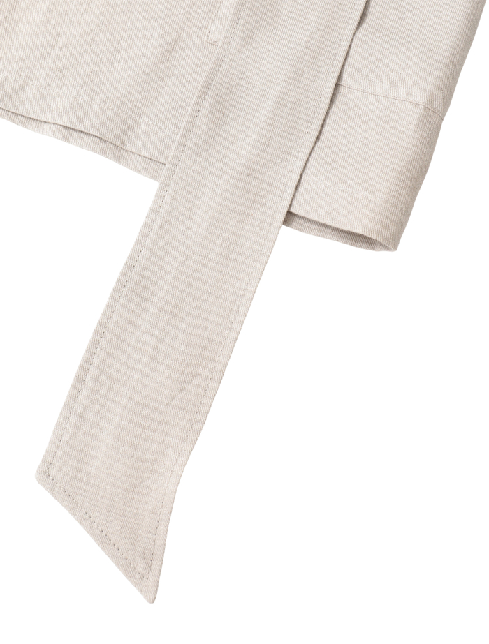 高密度ツイルジャパンリネンエプロンプルオーバー 詳細画像 キナリ 7