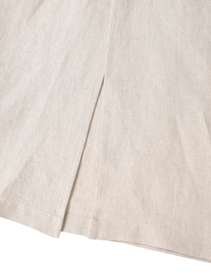 高密度ツイルジャパンリネンエプロンプルオーバー 詳細画像 キナリ 8