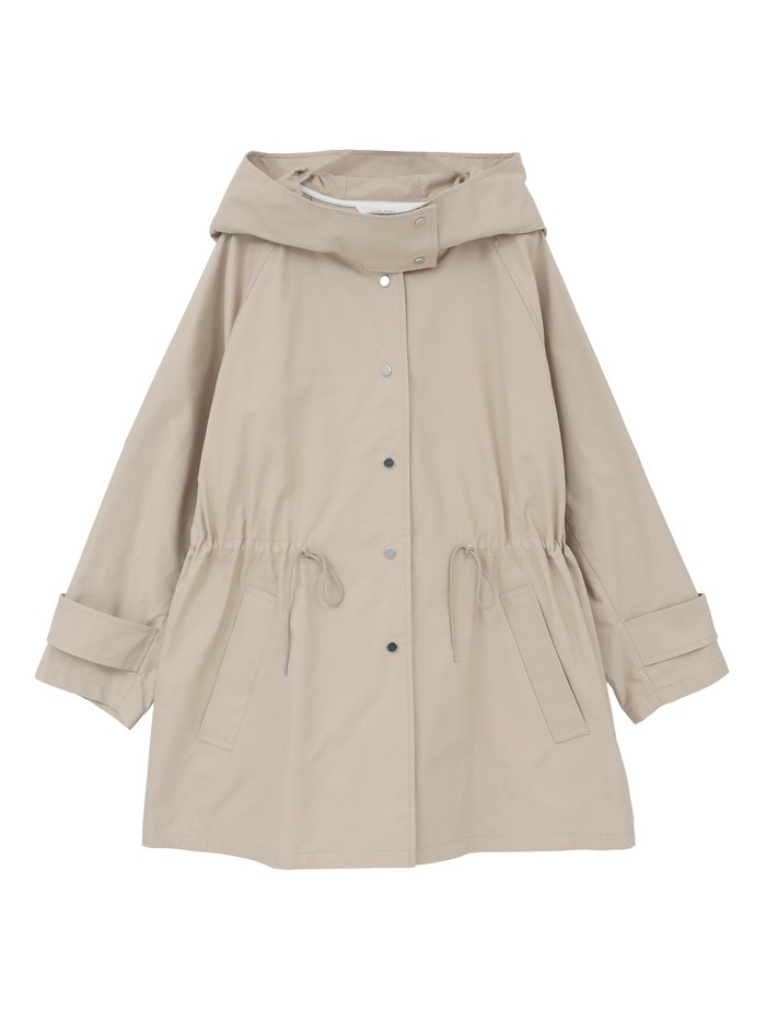 リサイクルナイロンフーディコート 詳細画像 ライトベージュ 1