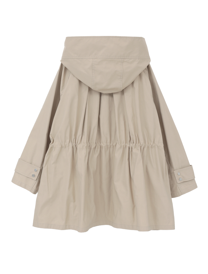 リサイクルナイロンフーディコート 詳細画像 ライトベージュ 2