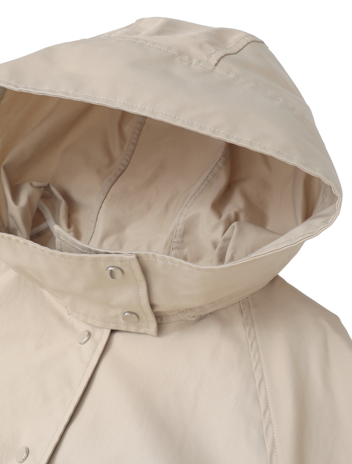 リサイクルナイロンフーディコート 詳細画像 ライトベージュ 3