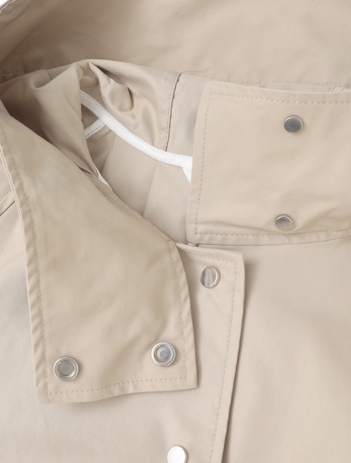 リサイクルナイロンフーディコート 詳細画像 ライトベージュ 4