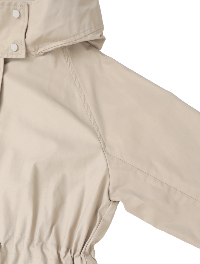 リサイクルナイロンフーディコート 詳細画像 ライトベージュ 7