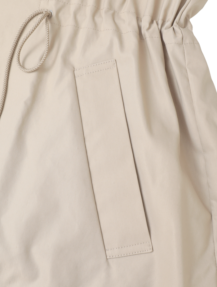 リサイクルナイロンフーディコート 詳細画像 ライトベージュ 8