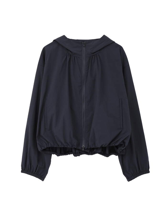 コットンナイロンワッシャーバルーンフーディーブルゾン 詳細画像 ネイビー 1