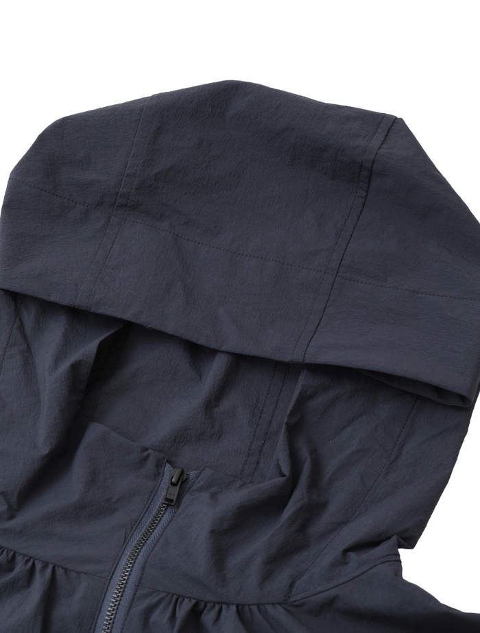 コットンナイロンワッシャーバルーンフーディーブルゾン 詳細画像 ネイビー 3