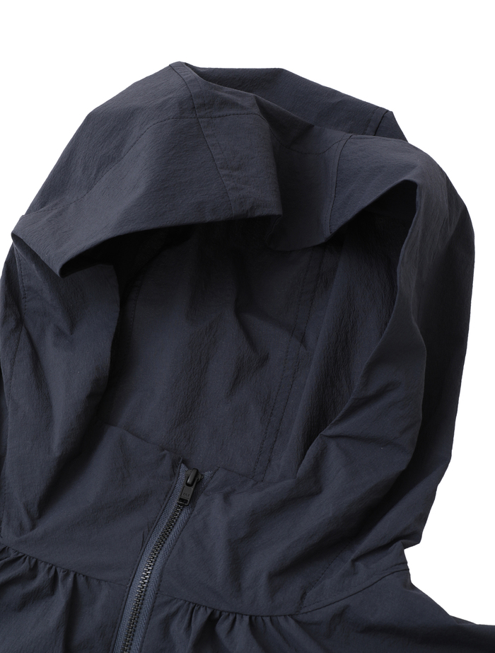 コットンナイロンワッシャーバルーンフーディーブルゾン 詳細画像 ネイビー 4