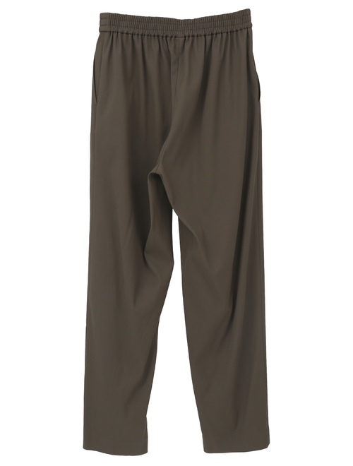 コットンキュプララチネテーパードパンツ