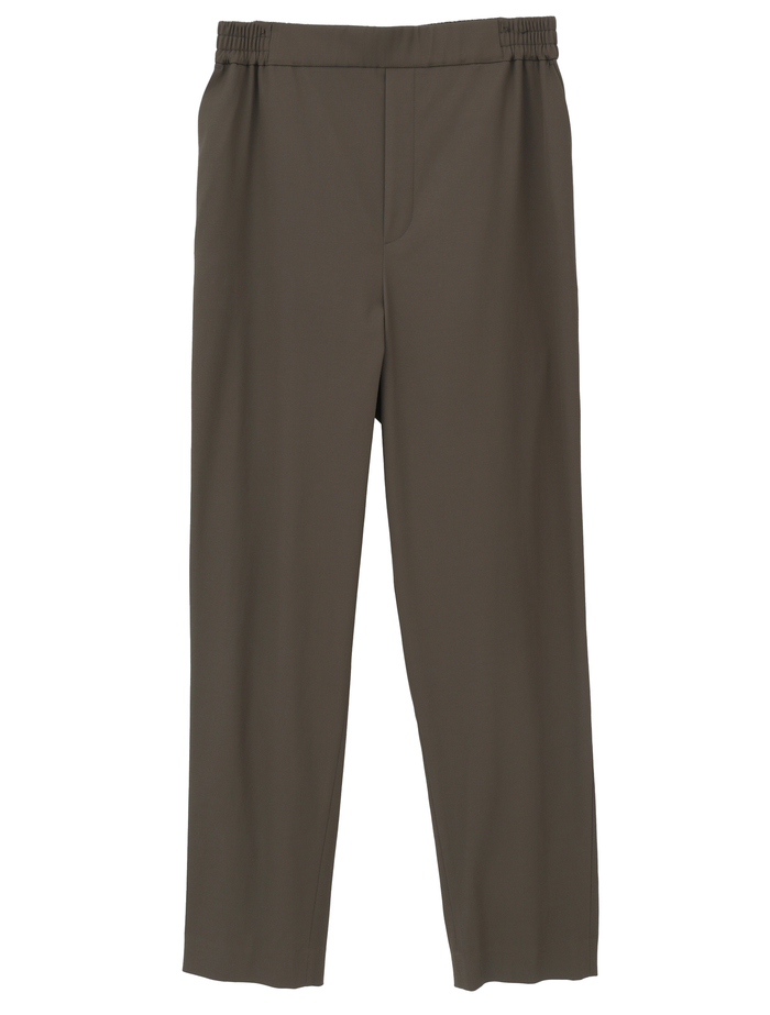 コットンキュプララチネテーパードパンツ 詳細画像 カーキグレー 1