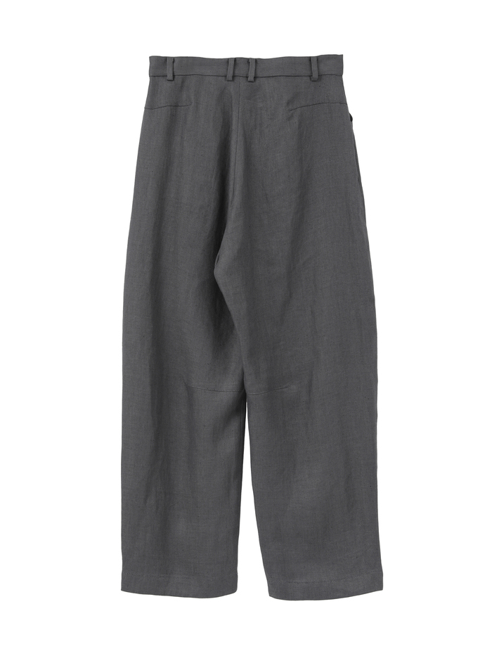 リネンオックスカーブパンツ 詳細画像 グレー 2
