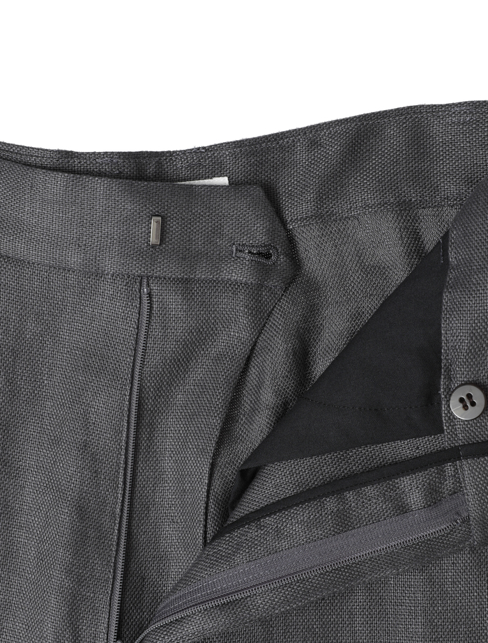 リネンオックスカーブパンツ 詳細画像 グレー 4