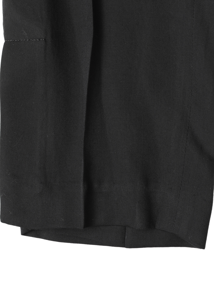 キュプラサテンストレートパンツ 詳細画像 ブラック 4