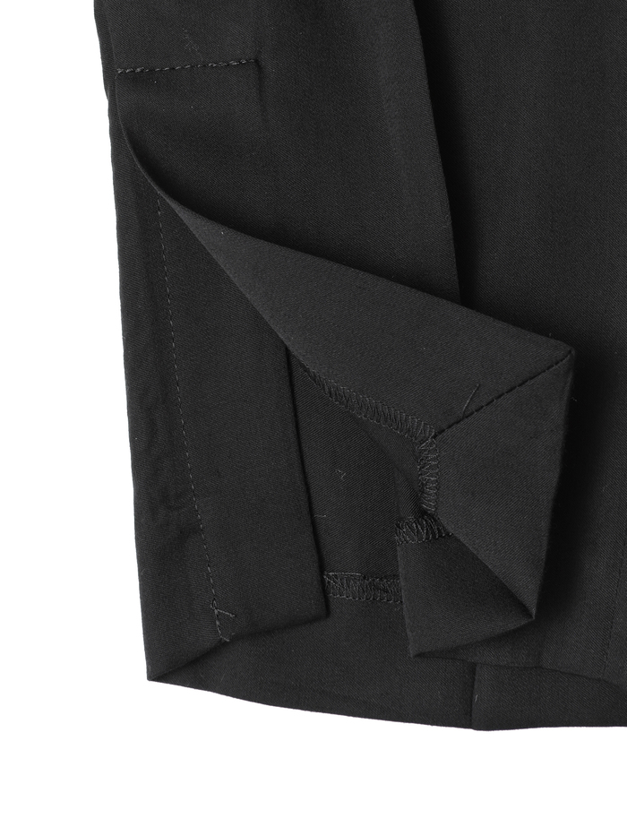 キュプラサテンストレートパンツ 詳細画像 ブラック 5