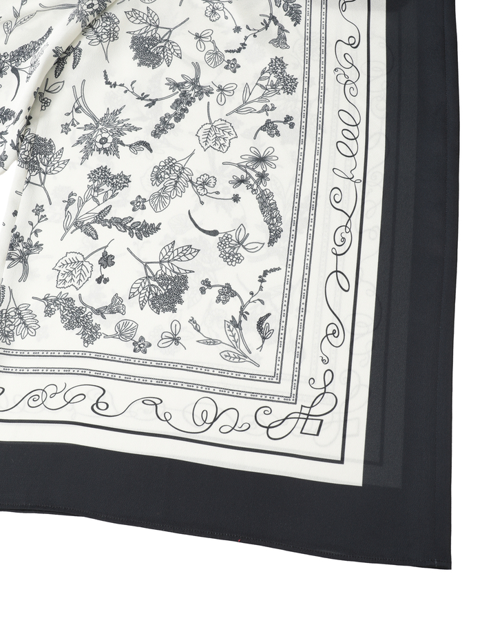 パネルプリントフレアパンツ 詳細画像 ブラック 10