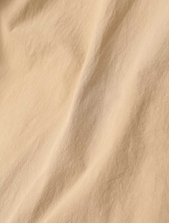 オーガニックコットンクレポンウエストゴムワイドパンツ 詳細画像 ベージュ 6