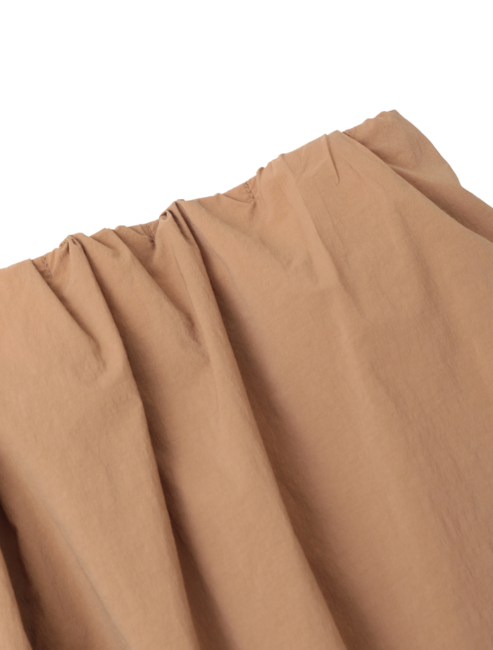 コットンナイロンワッシャータックイージーパンツ 詳細画像 キャメル 8