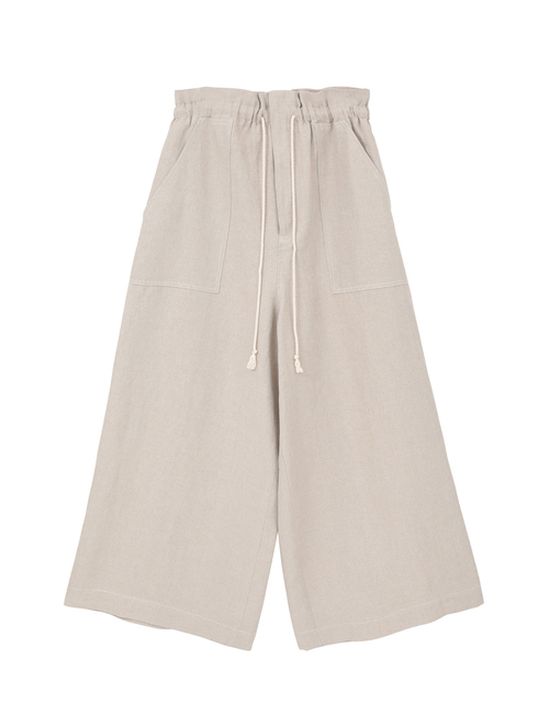 高密度ツイルジャパンリネンカーペンターパンツ