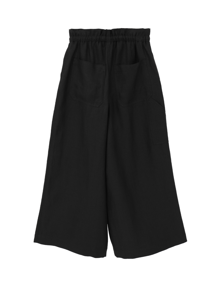 高密度ツイルジャパンリネンカーペンターパンツ 詳細画像 ブラック 3