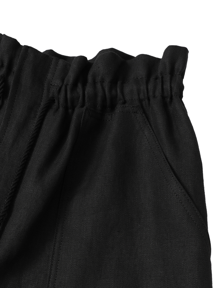 高密度ツイルジャパンリネンカーペンターパンツ 詳細画像 ブラック 5