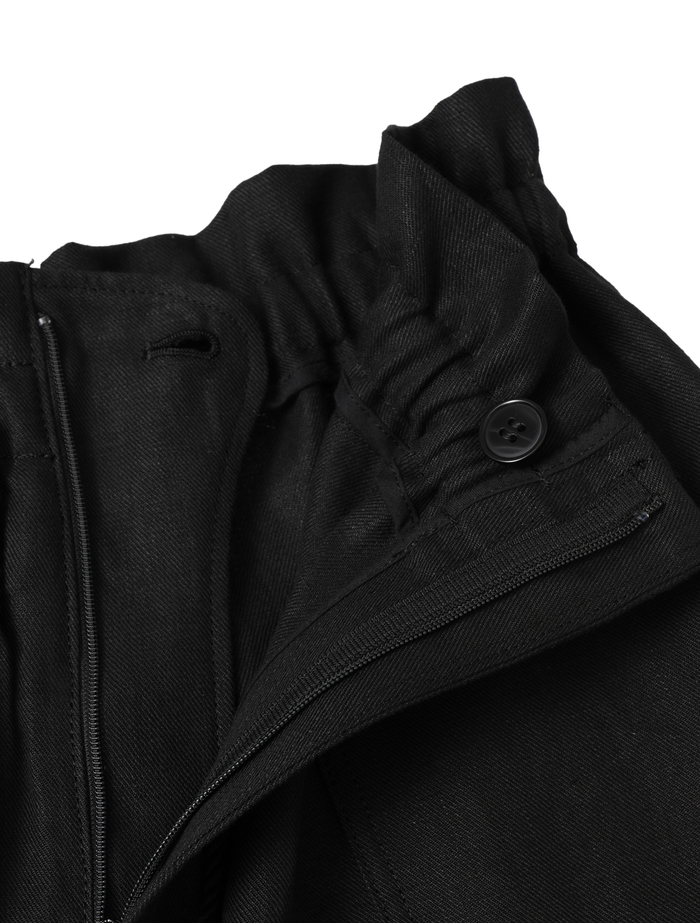 高密度ツイルジャパンリネンカーペンターパンツ 詳細画像 ブラック 6