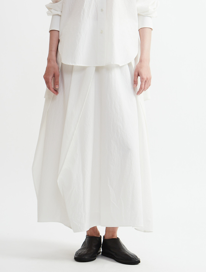 ハイカウントタイプライター/ストライプバルーンスカート 詳細画像 ホワイト 2