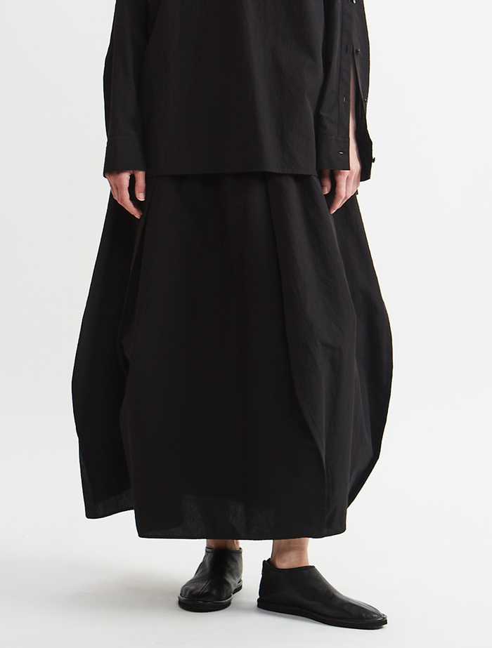 ハイカウントタイプライター/ストライプバルーンスカート 詳細画像 ブラック 8