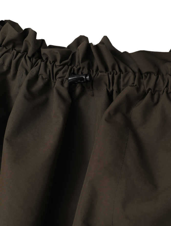 ポリエステルウォータープルーフバルーンスカート 詳細画像 カーキ 4