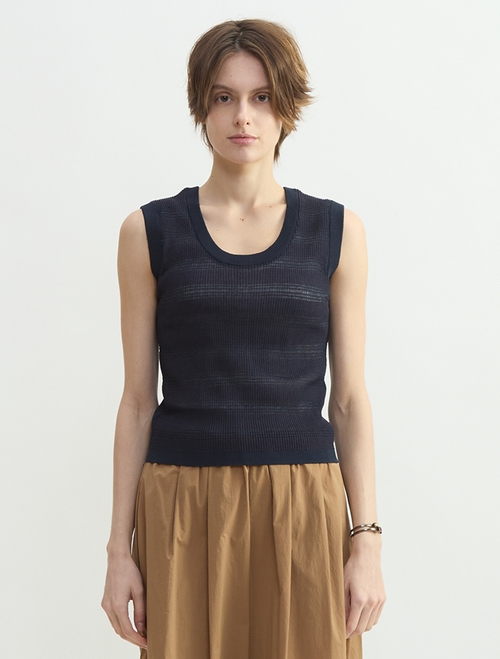 VALLONEニットタンクトップ