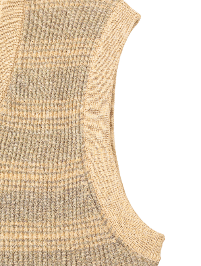 VALLONEニットタンクトップ 詳細画像 イエロー 5