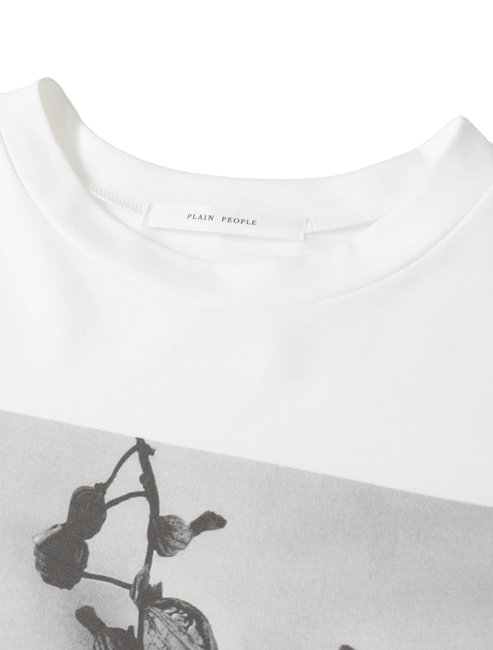 サイロコンパクトインレーフォトプリントワンピース 詳細画像 ホワイト 6