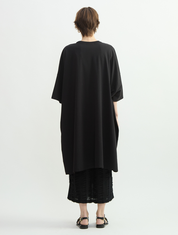 サイロコンパクトインレーフォトプリントワンピース 詳細画像 ブラック 5