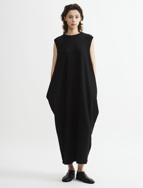 強撚スムースアシンメトリーワンピース
