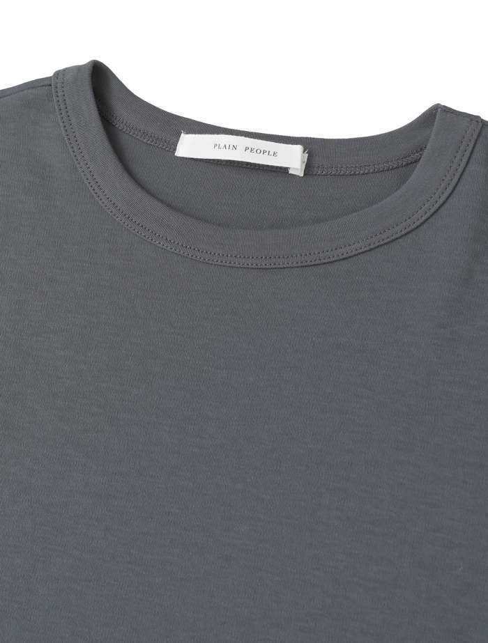 強撚スムースアシンメトリーワンピース 詳細画像 グレー 3