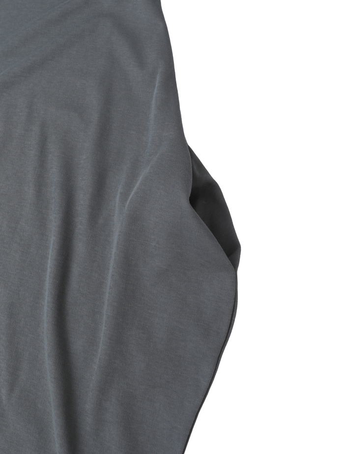強撚スムースアシンメトリーワンピース 詳細画像 グレー 5