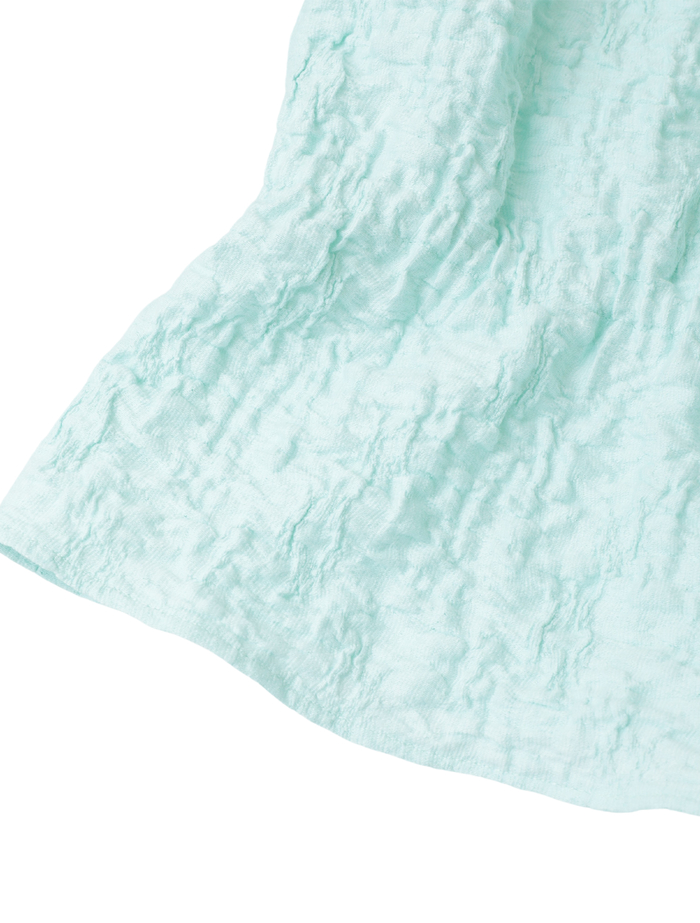 ラッセルジャカードボリュームスリーブブラウス 詳細画像 ミント 6