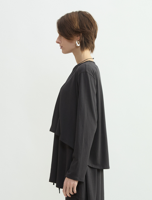 スーピマヘンプジャージーショートカーディガン