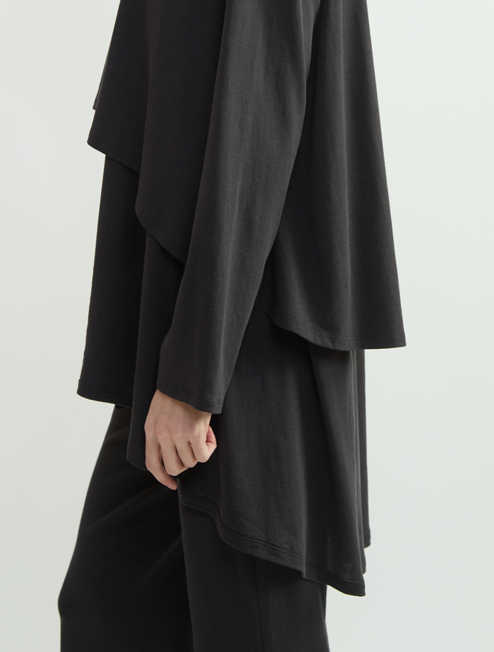 スーピマヘンプジャージーショートカーディガン 詳細画像 グレー 6