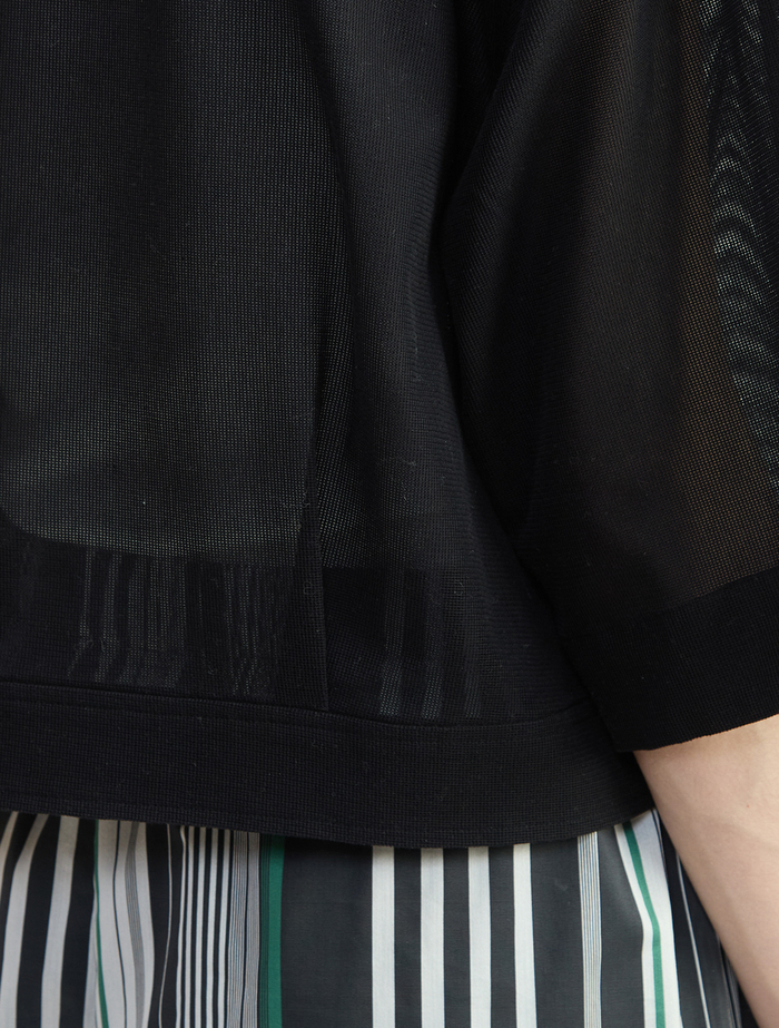 メッシュジャージシャツジャケット 詳細画像 ブラック 6