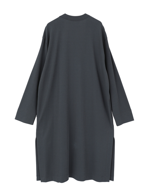 強撚スムースロングカーディガン