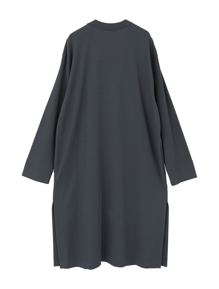 強撚スムースロングカーディガン 詳細画像 グレー 2