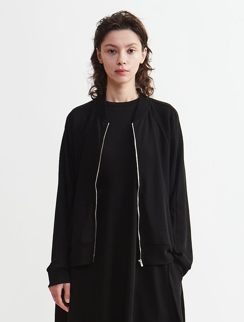 強撚スムースブルゾン