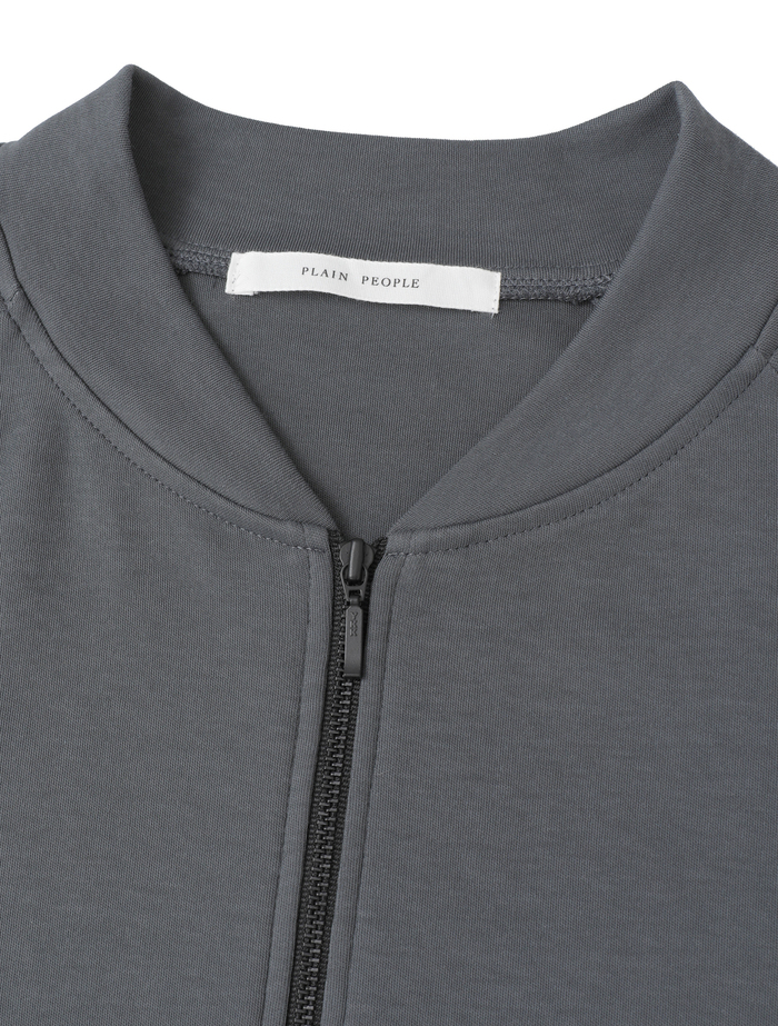 強撚スムースブルゾン 詳細画像 グレー 3