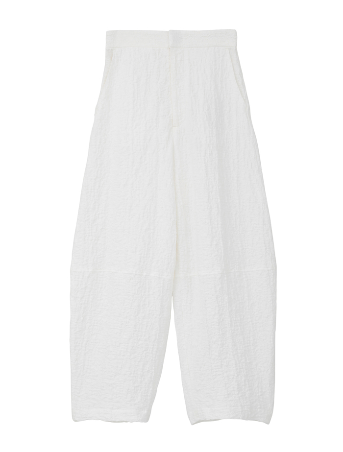 ラッセルジャカードカーブパンツ 詳細画像 ホワイト 1