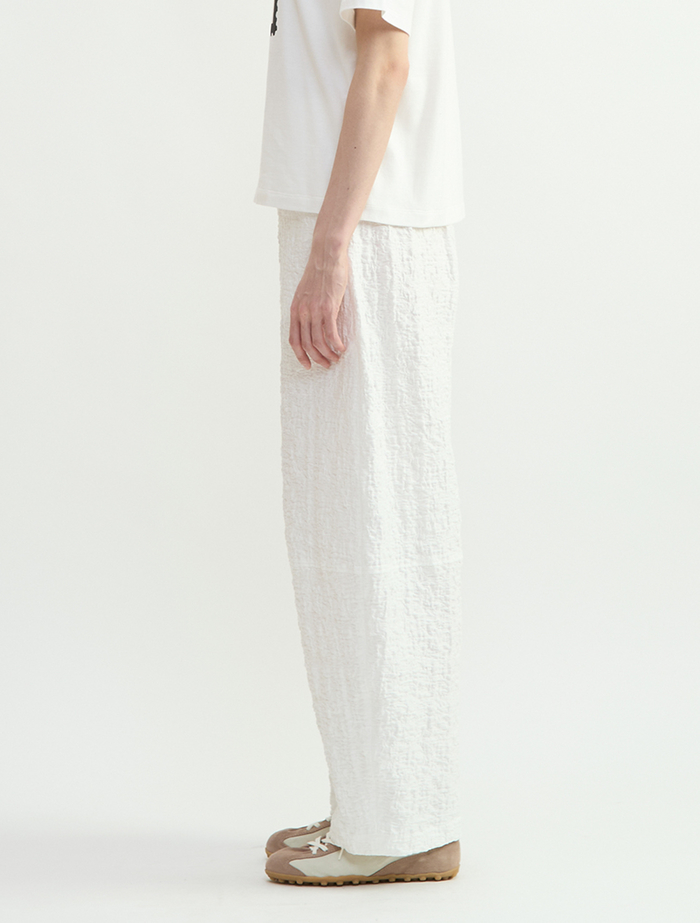 ラッセルジャカードカーブパンツ 詳細画像 ホワイト 3