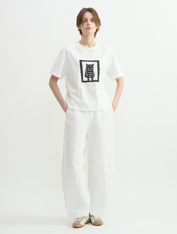 ラッセルジャカードカーブパンツ 詳細画像 ホワイト 5