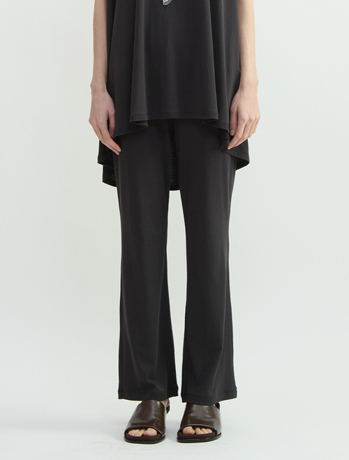 スーピマヘンプジャージーセミフレアレギンス