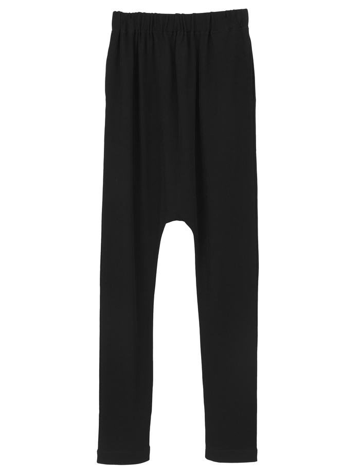 強撚スムースサルエルパンツ 詳細画像 ブラック 1