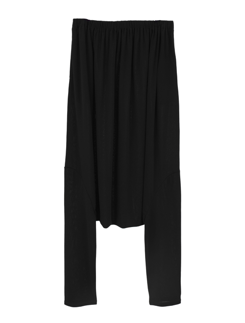 トリアセテートドライポンチレギンスパンツ