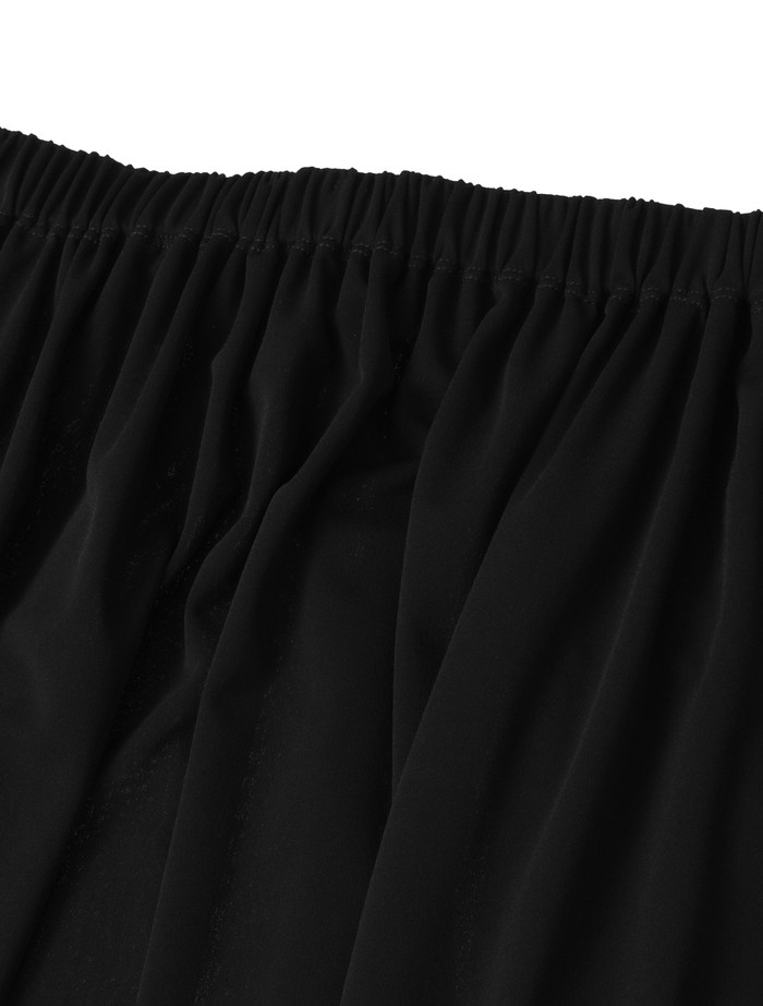 トリアセテートドライポンチレギンスパンツ 詳細画像 ブラック 3